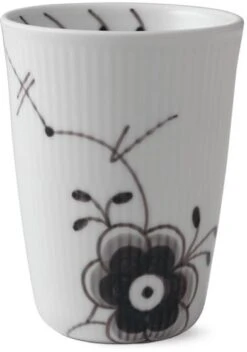 Royal Copenhagen Sort Mega Riflet Termokop 39 Cl