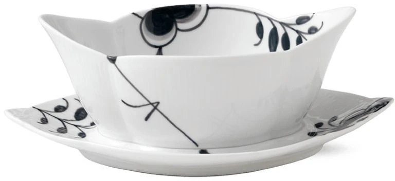 Royal Copenhagen Sort Mega Riflet Sovseskål 2 Royal Copenhagen Sort Mega Riflet Sovseskål - Billede 2