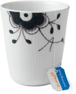 Royal Copenhagen Sort Mega Riflet Termokop 29 Cl -Royal Copenhagen RC0577