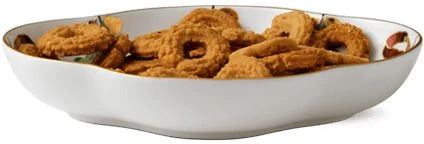 Royal Copenhagen Stjerne Riflet Jul Fad 22 Cm 2 Royal Copenhagen Stjerne Riflet Jul Fad 22 Cm - Billede 2