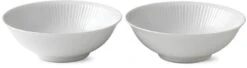 Royal Copenhagen Hvid Riflet Portionsskål 2 Stk. 35 Cl