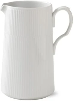 Royal Copenhagen Hvid Riflet Kande 1,5 L