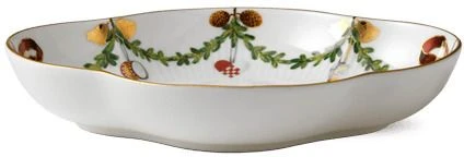 Royal Copenhagen Stjerne Riflet Jul Fad 22 Cm 1 Royal Copenhagen Stjerne Riflet Jul Fad 22 Cm