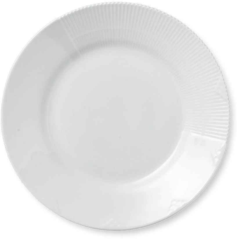 Royal Copenhagen Hvid Elements Tallerken 26 Cm 1 Royal Copenhagen Hvid Elements Tallerken 26 Cm