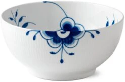 Royal Copenhagen Blå Mega Riflet Skål Ø24 Cm