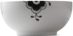 Royal Copenhagen Sort Mega Riflet Skål Ø21 Cm -Royal Copenhagen RC0769