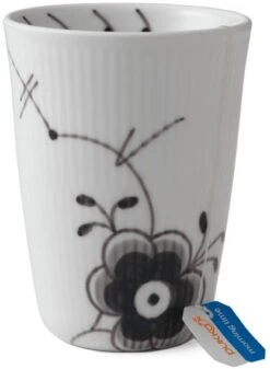 Royal Copenhagen Sort Mega Riflet Termokop 39 Cl -Royal Copenhagen RC0776