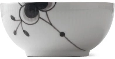 Royal Copenhagen Sort Mega Riflet Skål Ø13 Cm 4 Royal Copenhagen Sort Mega Riflet Skål Ø13 Cm - Billede 4