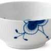 Royal Copenhagen Blå Mega Riflet Skål Ø13 Cm