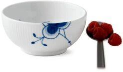 Royal Copenhagen Blå Mega Riflet Skål Ø13 Cm -Royal Copenhagen RC0828