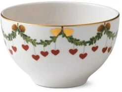Royal Copenhagen Stjerne Riflet Jul Konfektskål 30 Cl