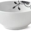 Royal Copenhagen Sort Mega Riflet Skål Ø13 Cm