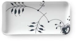 Royal Copenhagen Sort Mega Riflet Fad 24 Cm