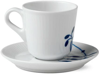 Royal Copenhagen Blå Mega Riflet Espressokop M. Underkop 9 Cl 2 Royal Copenhagen Blå Mega Riflet Espressokop M. Underkop 9 Cl - Billede 2