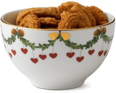 Royal Copenhagen Stjerne Riflet Jul Konfektskål 30 Cl 2 Royal Copenhagen Stjerne Riflet Jul Konfektskål 30 Cl - Billede 2