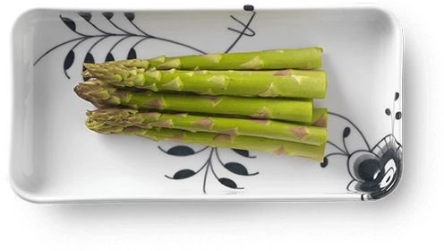 Royal Copenhagen Sort Mega Riflet Fad 24 Cm 2 Royal Copenhagen Sort Mega Riflet Fad 24 Cm - Billede 2