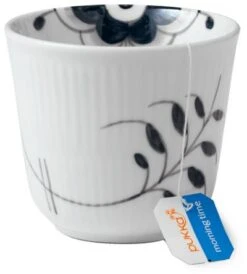 Royal Copenhagen Sort Mega Riflet Termokop 26 Cl -Royal Copenhagen RC0986