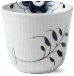 Royal Copenhagen Sort Mega Riflet Termokop 26 Cl