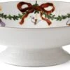 Royal Copenhagen Stjerne Riflet Jul Skål På Fod 18 Cm