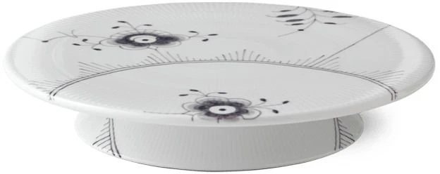 Royal Copenhagen Sort Mega Riflet Fad På Fod 32 Cm 1 Royal Copenhagen Sort Mega Riflet Fad På Fod 32 Cm