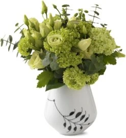 Royal Copenhagen Sort Mega Riflet Vase Lille 12 Cm -Royal Copenhagen RC1070