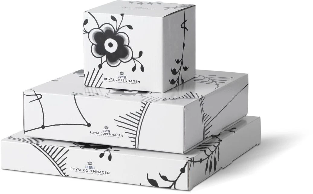 Royal Copenhagen Sort Mega Riflet Tekande 1 L 4 Royal Copenhagen Sort Mega Riflet Tekande 1 L - Billede 4