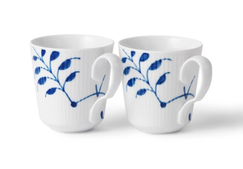 Royal Copenhagen Blå Mega Riflet Krus 2 Stk. 28 Cl 2 Royal Copenhagen Blå Mega Riflet Krus 2 Stk. 28 Cl - Billede 2