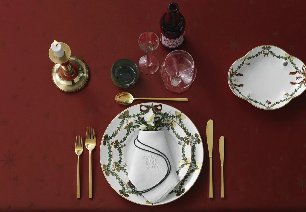 Royal Copenhagen Stjerne Riflet Jul Fad 17,5 Cm 5 Royal Copenhagen Stjerne Riflet Jul Fad 17,5 Cm - Billede 5